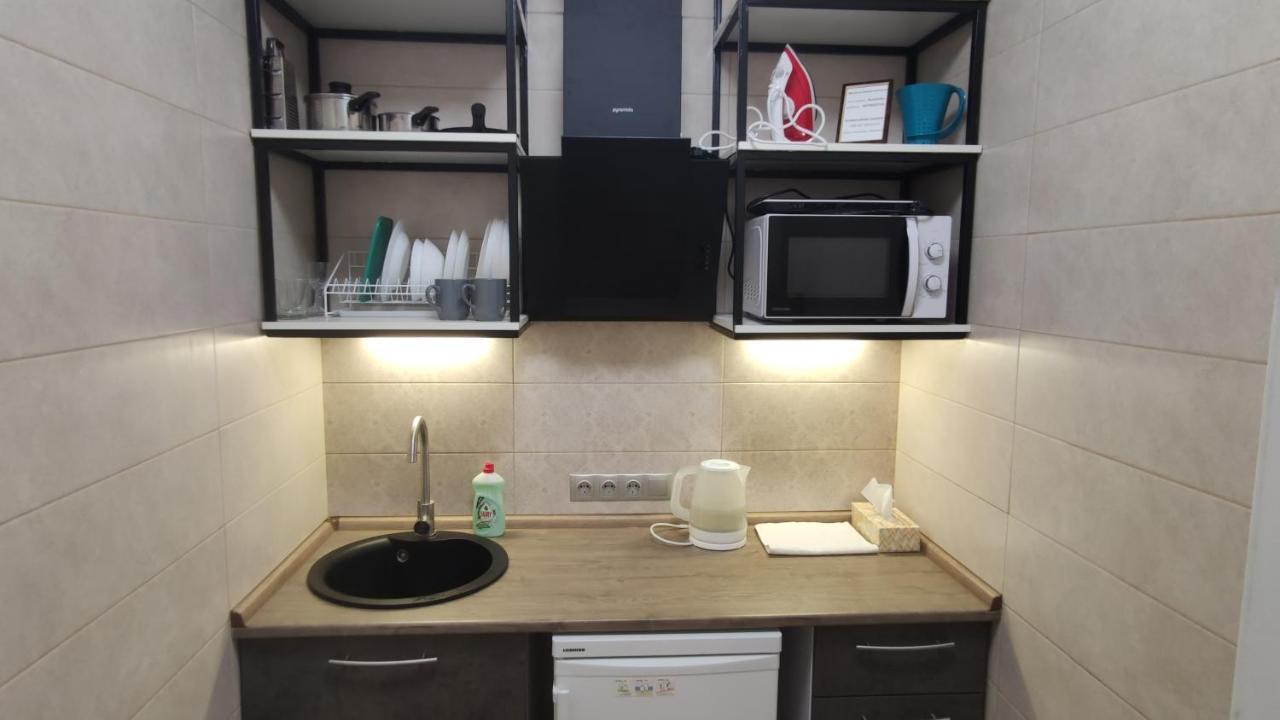 Rybalsky Studio Apartment Dnipro View Kiev Dış mekan fotoğraf